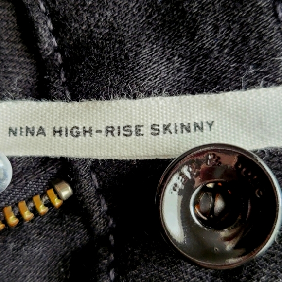 Rag & bone Jeans Nina High Rise Skinny Zip Side - Picture 8 of 10